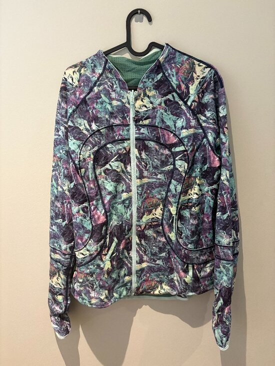 lululemon athletica Jackets & Blazers - Lululemon Four The Helluvit Jacket Dandy Digie Multi Shell